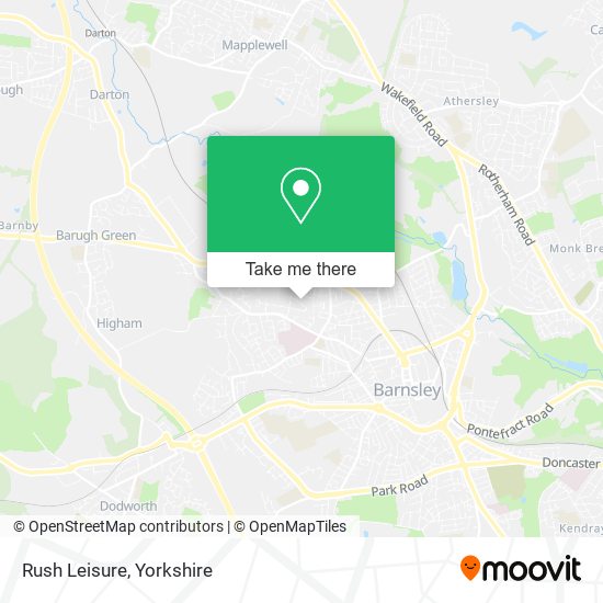 Rush Leisure map