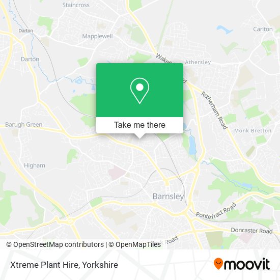 Xtreme Plant Hire map