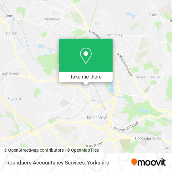 Roundacre Accountancy Services map