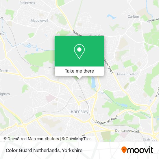 Color Guard Netherlands map