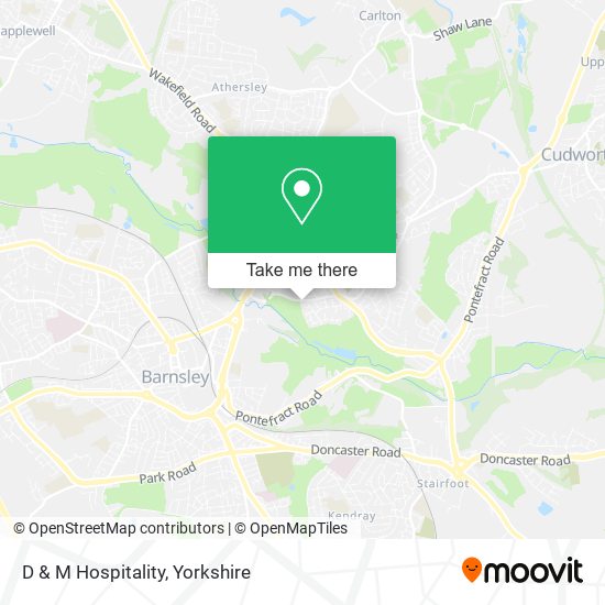 D & M Hospitality map