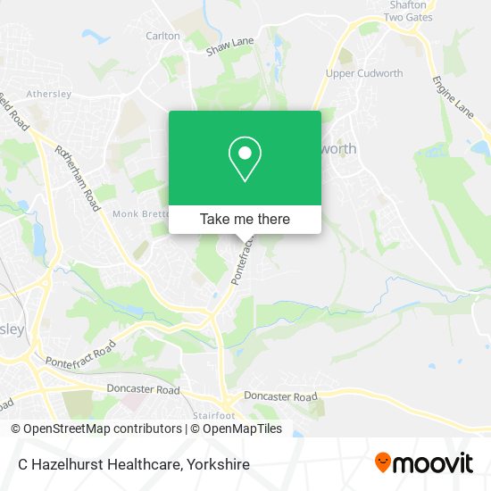 C Hazelhurst Healthcare map