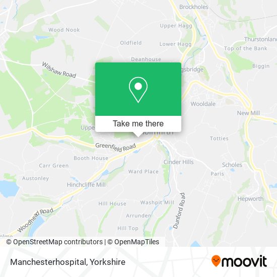 Manchesterhospital map