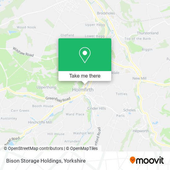 Bison Storage Holdings map