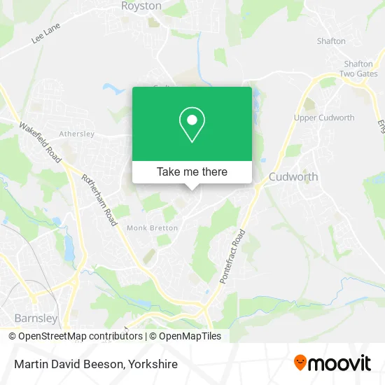 Martin David Beeson map