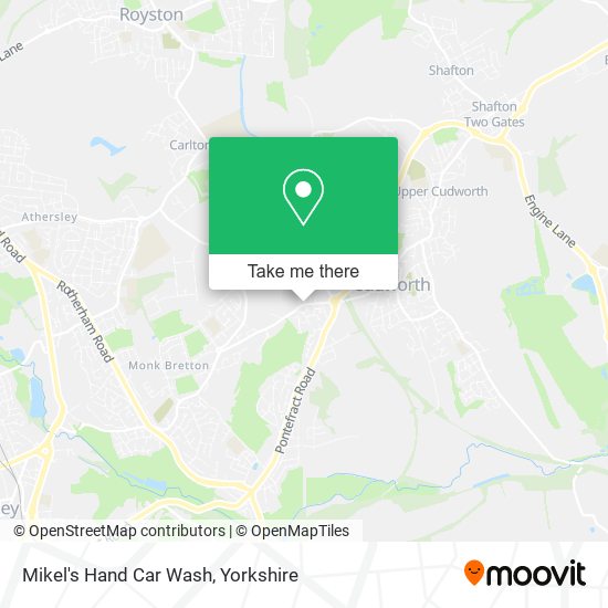 Mikel's Hand Car Wash map