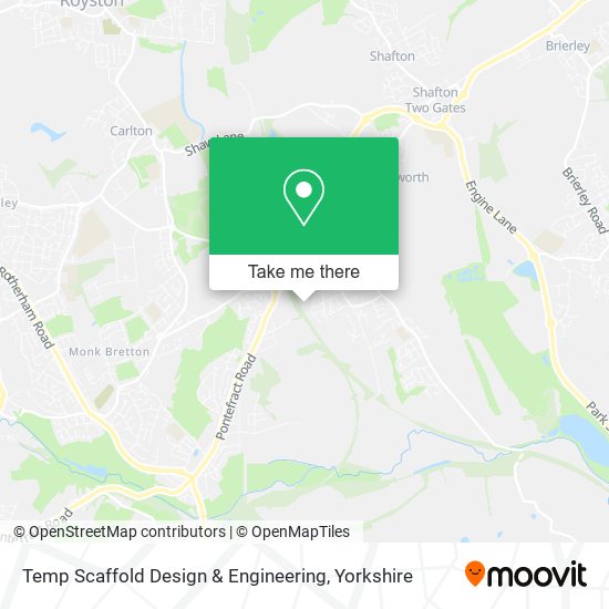 Temp Scaffold Design & Engineering map