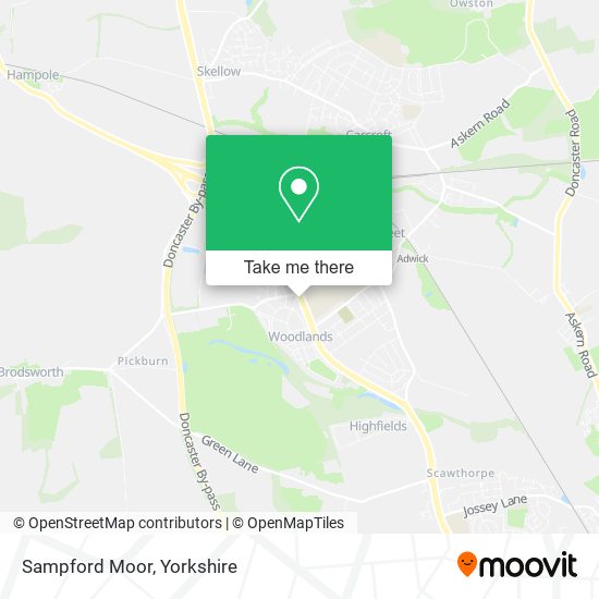 Sampford Moor map