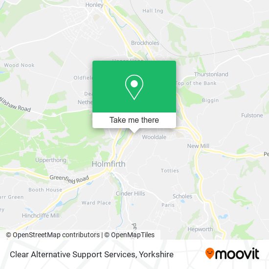 Clear Alternative Support Services map