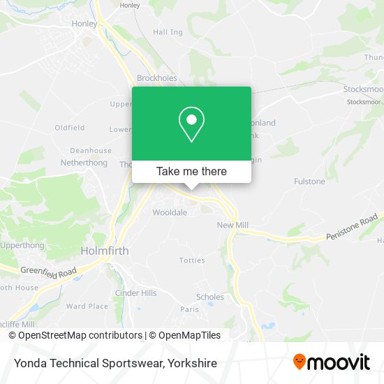 Yonda Technical Sportswear map