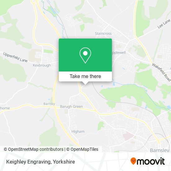 Keighley Engraving map