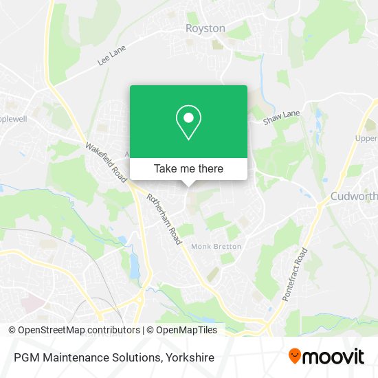 PGM Maintenance Solutions map