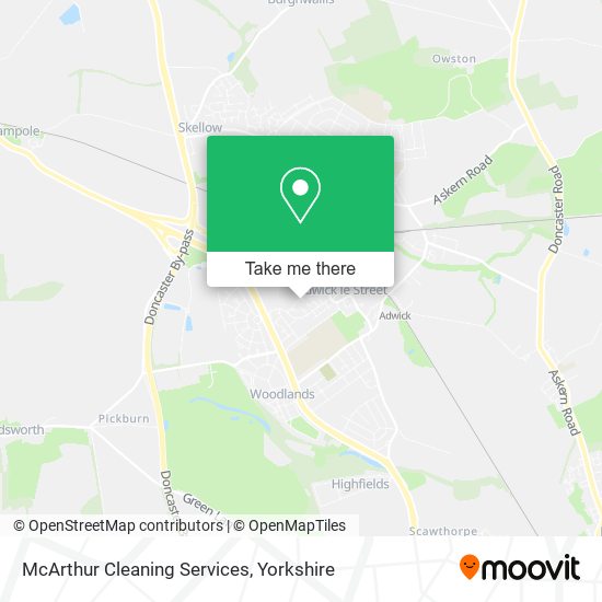 McArthur Cleaning Services map