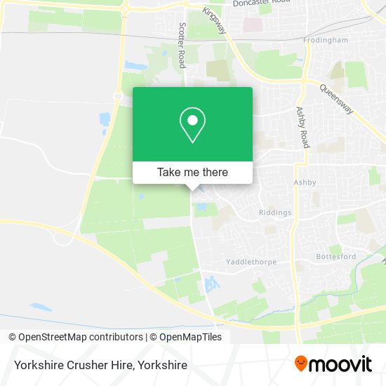 Yorkshire Crusher Hire map