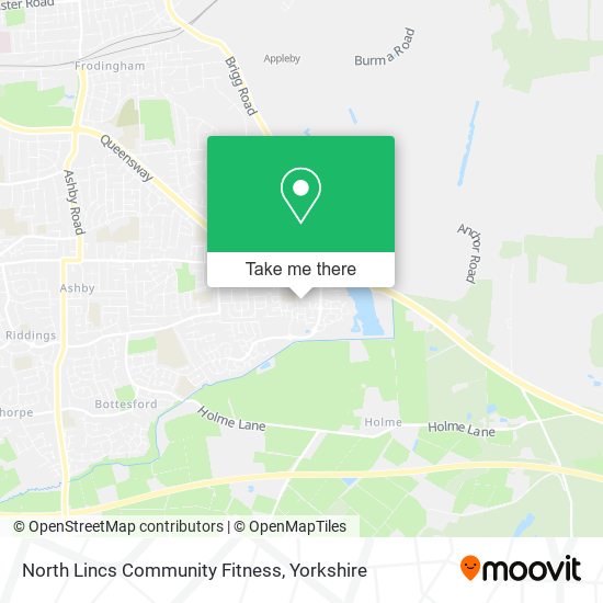 North Lincs Community Fitness map