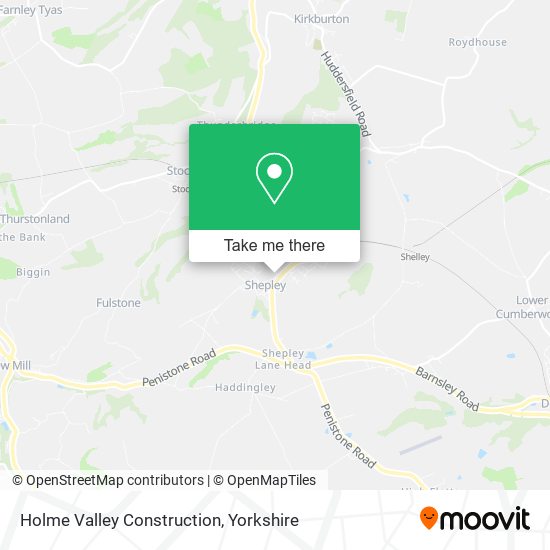 Holme Valley Construction map