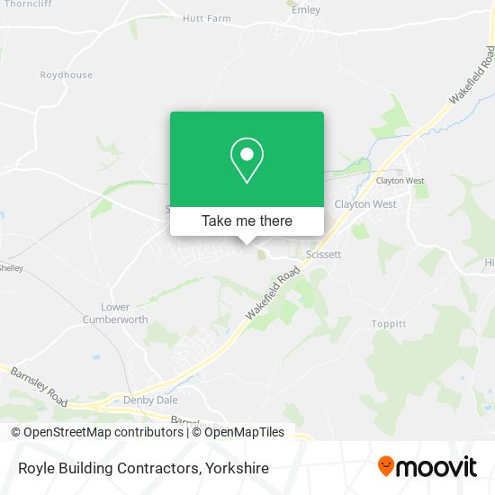 Royle Building Contractors map