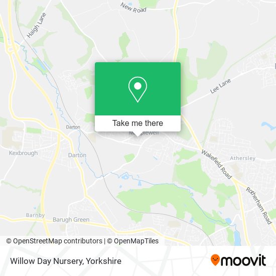 Willow Day Nursery map