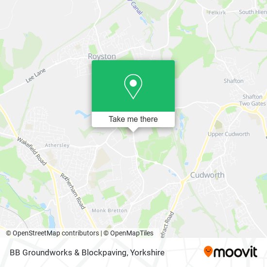 BB Groundworks & Blockpaving map