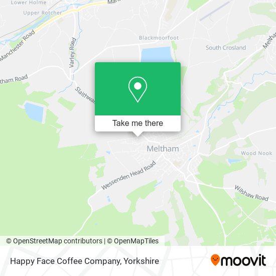 Happy Face Coffee Company map