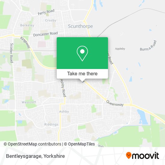 Bentleysgarage map