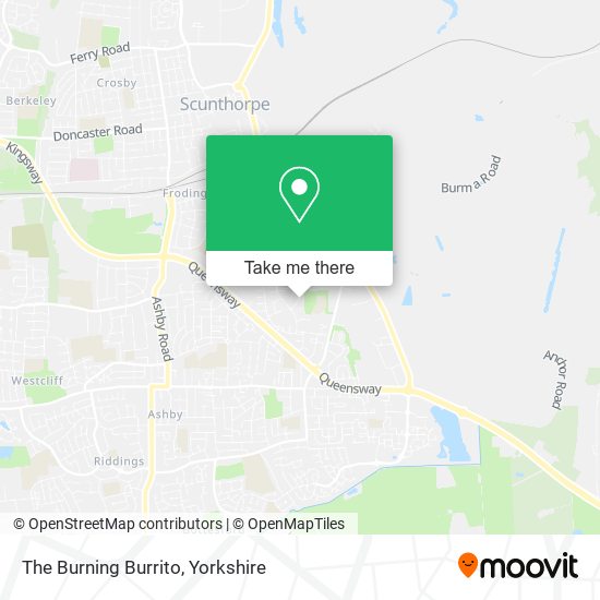 The Burning Burrito map