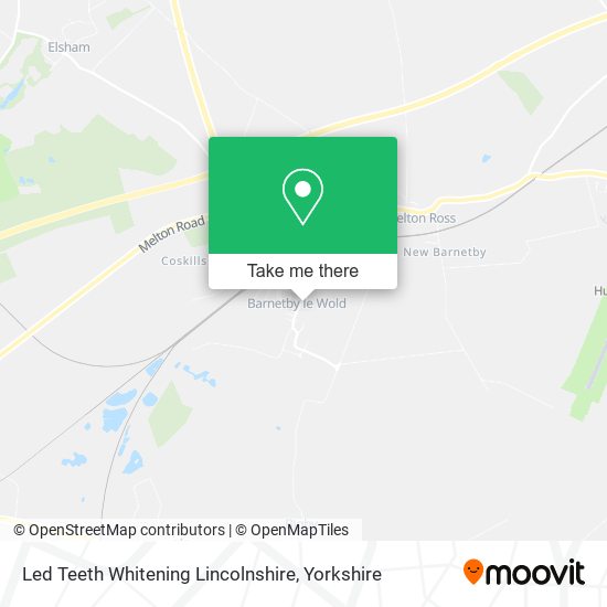 Led Teeth Whitening Lincolnshire map