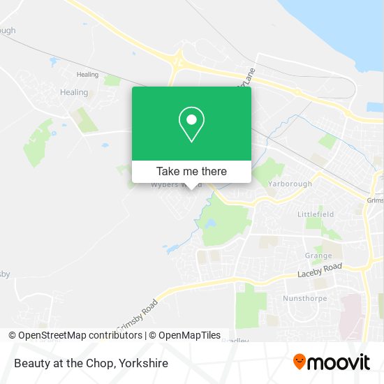 Beauty at the Chop map
