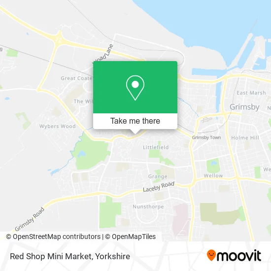 Red Shop Mini Market map