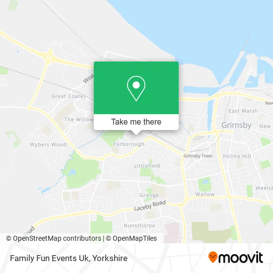Family Fun Events Uk map