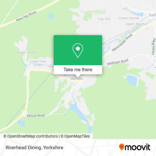 Riverhead Dining map