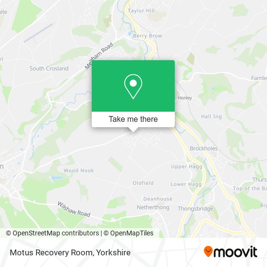Motus Recovery Room map