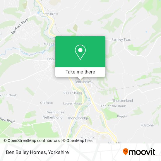 Ben Bailey Homes map