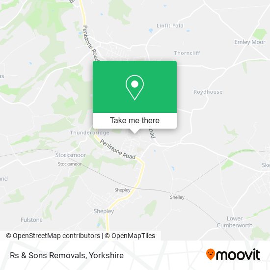 Rs & Sons Removals map