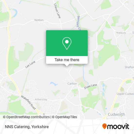 NNS Catering map
