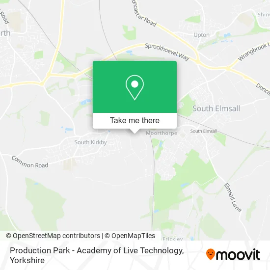 Production Park - Academy of Live Technology map