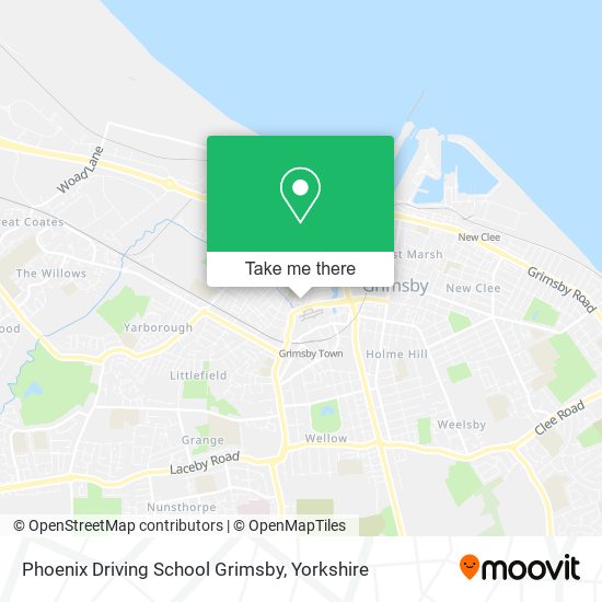 Phoenix Driving School Grimsby map