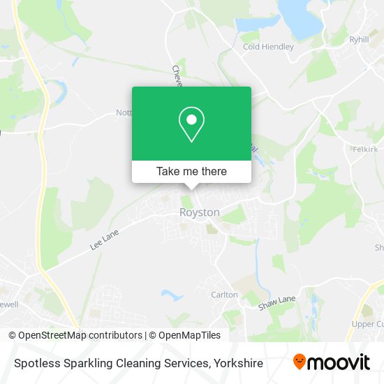 Spotless Sparkling Cleaning Services map