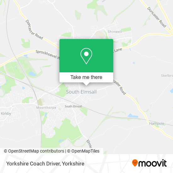 Yorkshire Coach Driver map