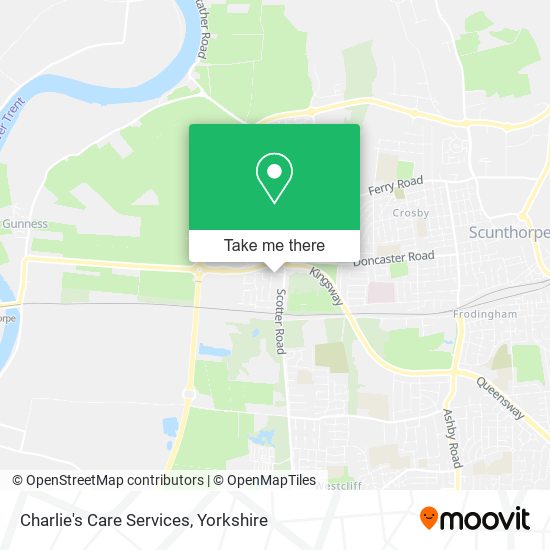 Charlie's Care Services map