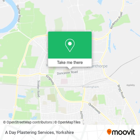 A Day Plastering Services map