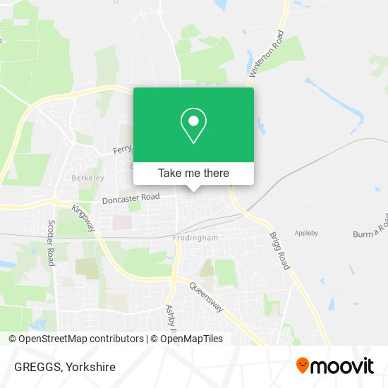 GREGGS map