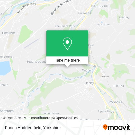 Parish Huddersfield map
