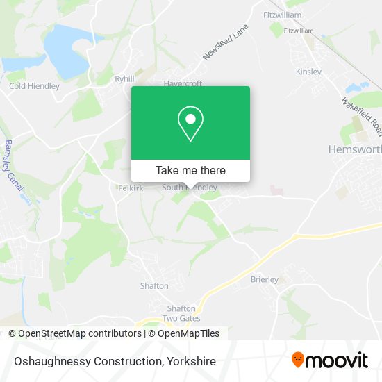 Oshaughnessy Construction map