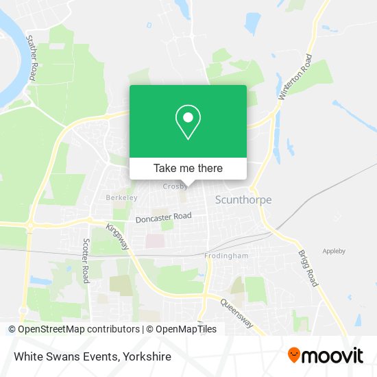 White Swans Events map