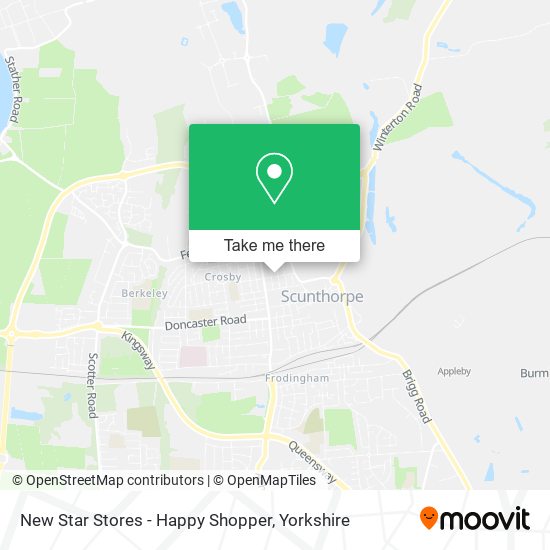 New Star Stores - Happy Shopper map
