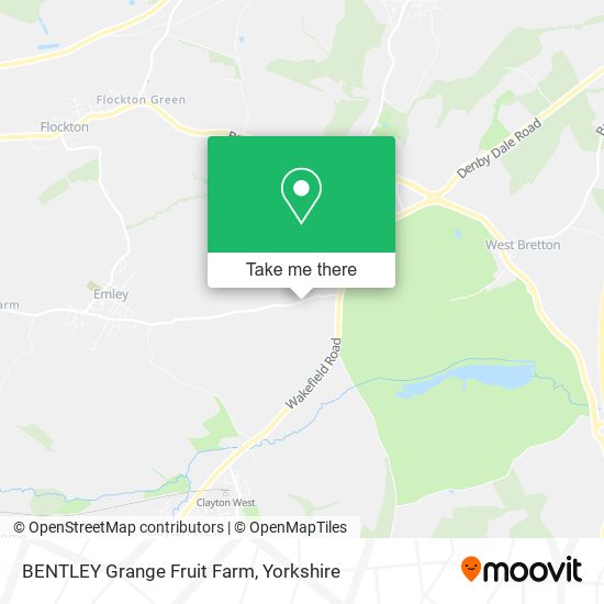 BENTLEY Grange Fruit Farm map