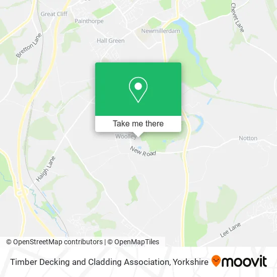 Timber Decking and Cladding Association map