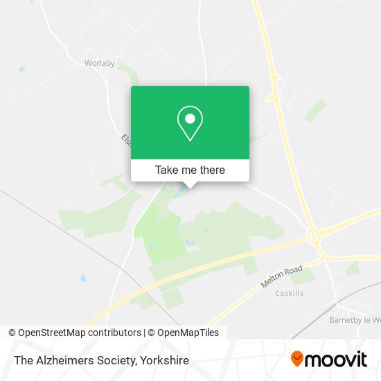 The Alzheimers Society map