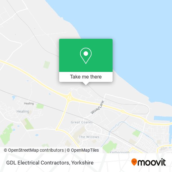 GDL Electrical Contractors map